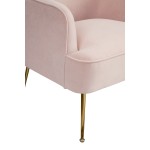 Rebecca Leisure Chair, Pink