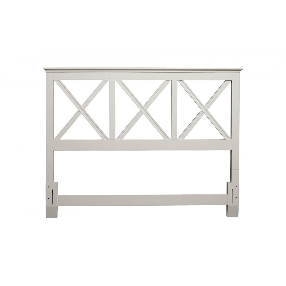 Potter Queen Bed Headboard Only, White Potter Queen Bed Headboard Only, White