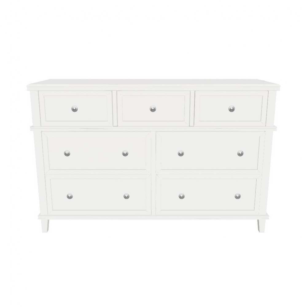 Potter 7 Drawer Dresser, White Potter 7 Drawer Dresser, White