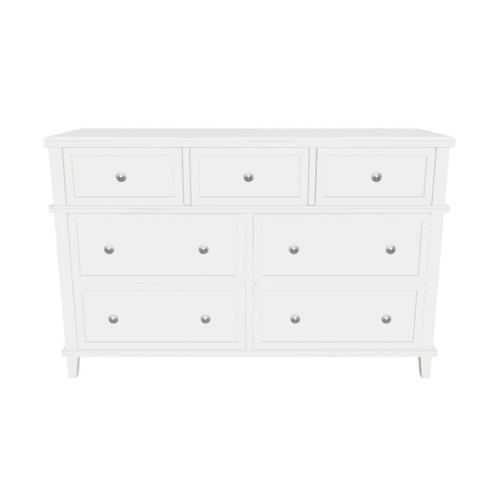 Potter 7 Drawer Dresser, White