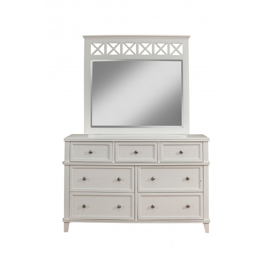 Potter 7 Drawer Dresser, White