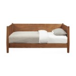 Flynn Mid Century Modern Twin Size Day Bed, Acorn