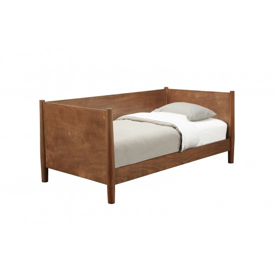 Flynn Mid Century Modern Twin Size Day Bed, Acorn