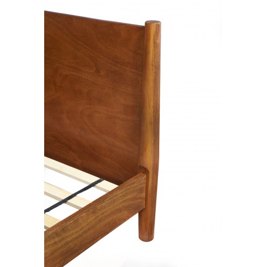 Flynn Mid Century Modern Twin Size Day Bed, Acorn