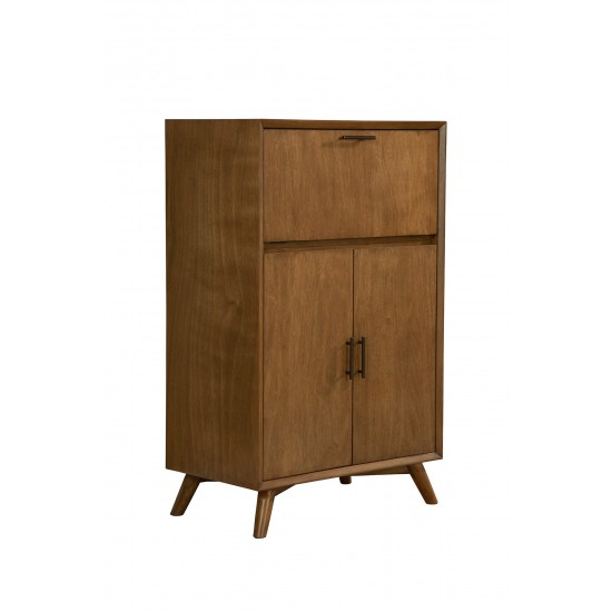 Flynn Large Bar Cabinet w/Drop Down Tray, Acorn