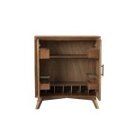 Flynn Small Bar Cabinet, Acorn