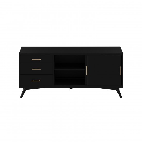 Flynn Large TV Console, Black