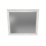 Flynn Mid Century Modern Mirror, Gray