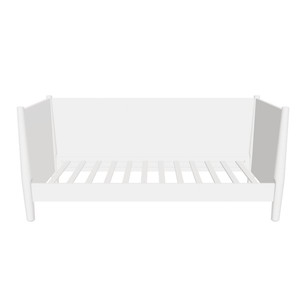 Flynn Mid Century Modern Twin Size Day Bed, White