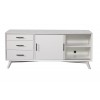 Flynn Large TV Console, White