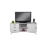 Flynn Large TV Console, White