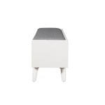 Flynn Bench, White