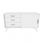 Flynn Small TV Console, White