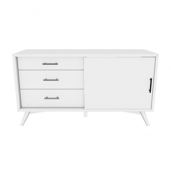 Flynn Small TV Console, White