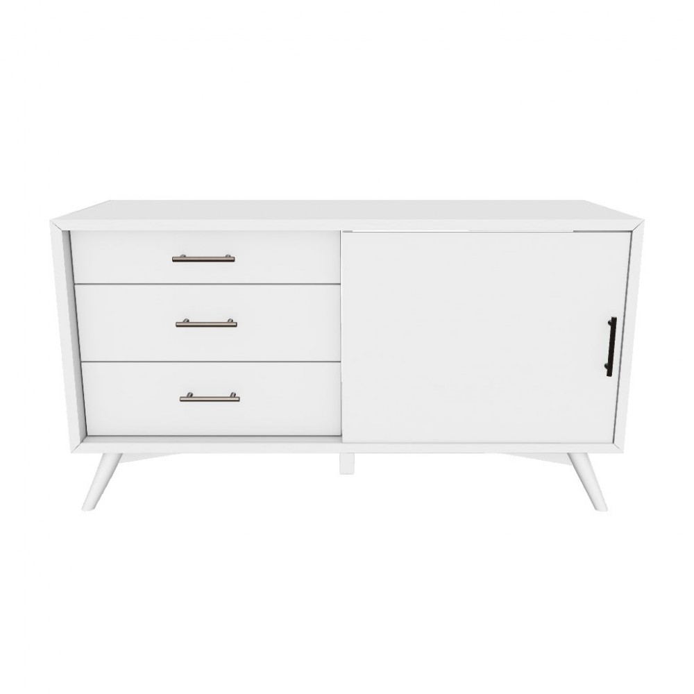 Flynn Small TV Console, White