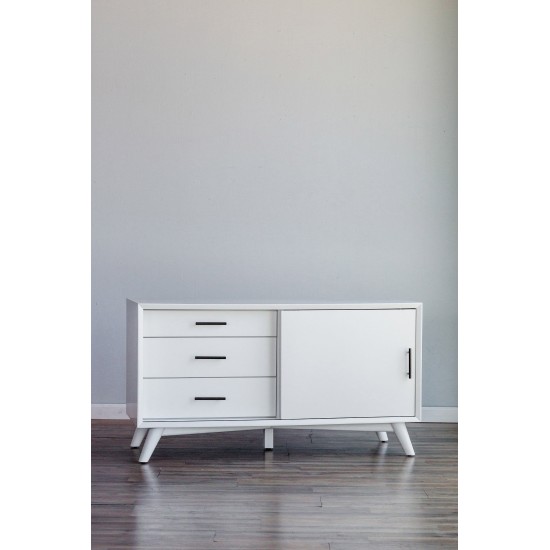 Flynn Small TV Console, White