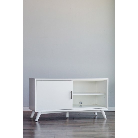 Flynn Small TV Console, White