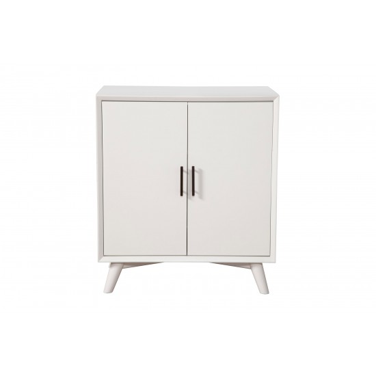 Flynn Small Bar Cabinet, White