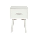 Flynn End Table, White