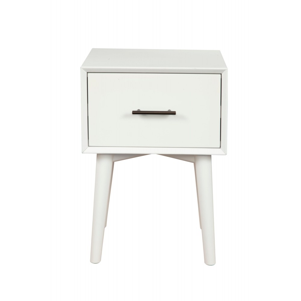 Flynn End Table, White