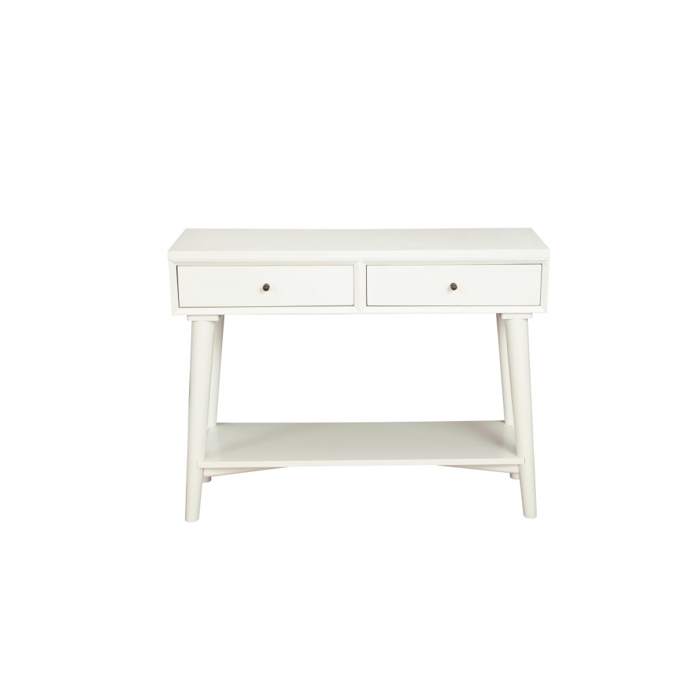 Flynn Console Table, White