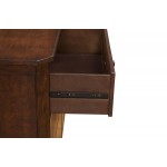 Baker 1 Drawer Nightstand w/2 Shelves, Mahogany