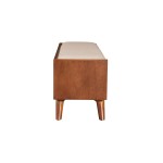 Flynn Bench, Acorn/White