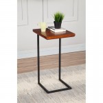 Zazzle Side Table, Burnish Brown