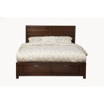 Carmel Queen Storage Bed, Cappuccino