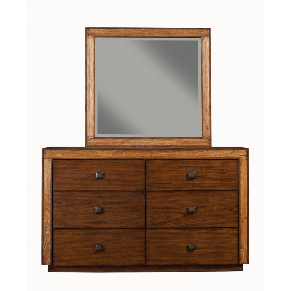 Jimbaran Bay 6 Drawer Dresser, Tobacco