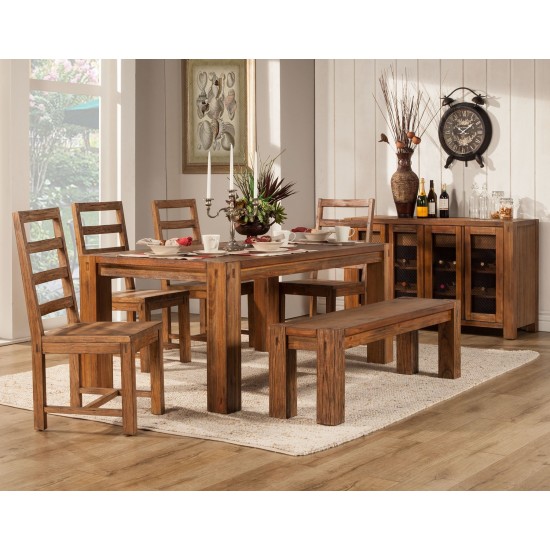 Shasta Leg Dining Table, Salvaged Natural