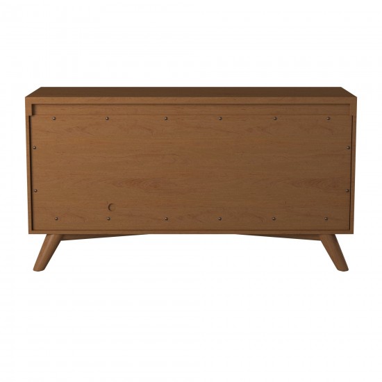 Flynn Small TV Console, Acorn/White