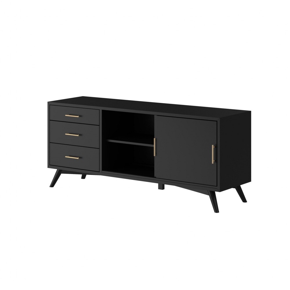 Flynn Sideboard, Black Flynn Sideboard, Black