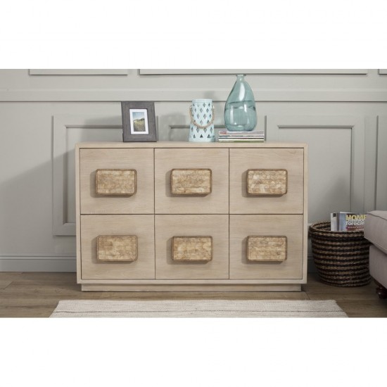 Seashell 6 Drawer Dresser