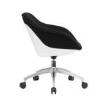 Techni Mobili Home Office Upholstered Task Chair, Black