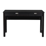 Techni Mobili Modern Writing Desk with Storage, Espresso