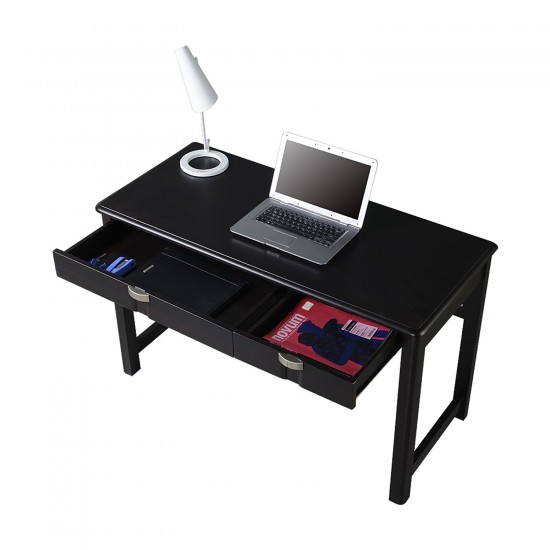 Techni Mobili Modern Writing Desk with Storage, Espresso