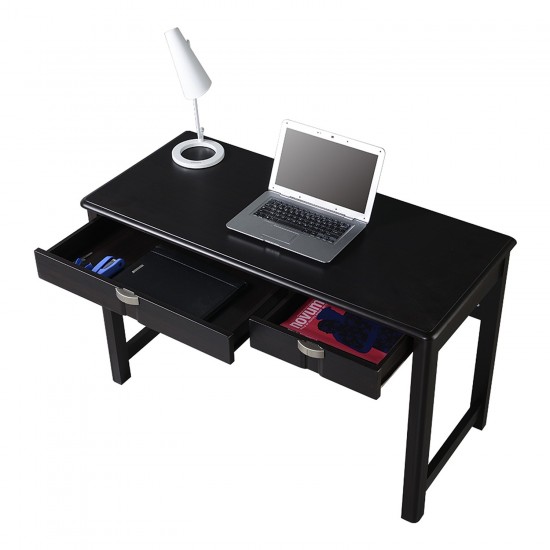 Techni Mobili Modern Writing Desk with Storage, Espresso