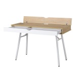 Techni Mobili Modern Multi Storage Computer Desk with Storage, Pine