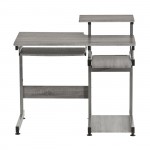 Techni Mobili Complete Computer Workstation Desk, Grey