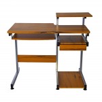 Techni Mobili Complete Computer Workstation Desk, Woodgrain