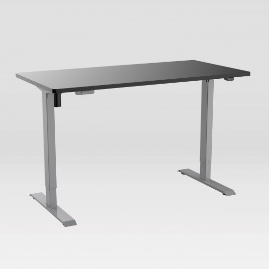 Techni Mobili Adjustable Sit to Stand Desk, Black