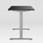 Techni Mobili Adjustable Sit to Stand Desk, Black