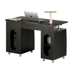 Techni Mobili Complete Workstation Computer Desk with Storage, Espresso