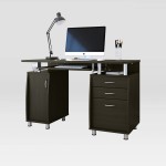 Techni Mobili Complete Computer Workstation Desk With Storage, Espresso
