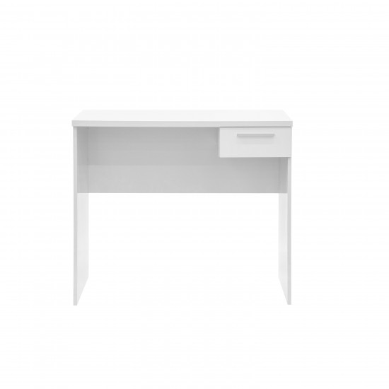 Techni Mobili Modern Computer Writing Desk with Drawer, White