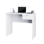 Techni Mobili Modern Computer Writing Desk with Drawer, White