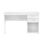 Techni Mobili Home Office Workstation with Storage, White