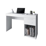 Techni Mobili Home Office Workstation with Storage, White