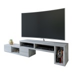 Techni Mobili Adjustable TV Stand Console for TV's Up to 65"